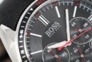 Hugo Boss Men's Watch Chronograph Black Driver Fabric Leather - HB1513087
